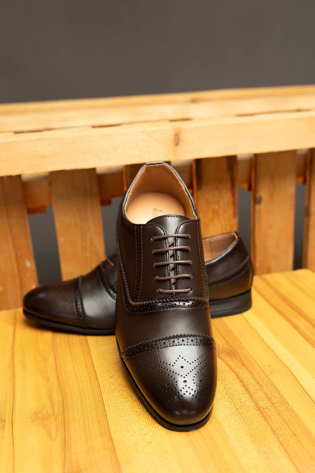 John Foster Shoes- Coffee Brown 1