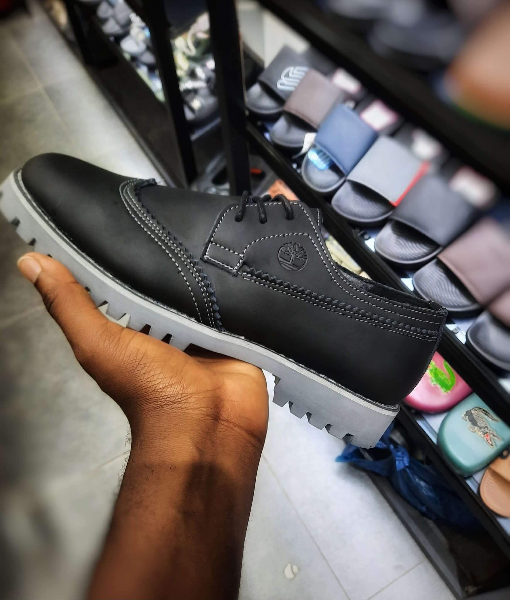 Men’s Leather Dress Shoes Rugged. Stylish. Built to Last. -Black